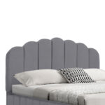 Κρεβάτι Tatiana pakoworld ύφασμα γκρι με αποθηκευτικό χώρο 120x200εκ - Image 5