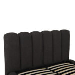 Κρεβάτι Nuvem pakoworld μπουκλέ υφασμα ανθρακί με αποθηκευτικό χώρο 160x200εκ - Image 6