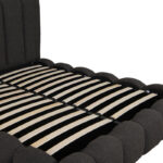 Κρεβάτι Nuvem pakoworld μπουκλέ υφασμα ανθρακί με αποθηκευτικό χώρο 160x200εκ - Image 7