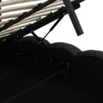 Κρεβάτι Nuvem pakoworld μπουκλέ υφασμα ανθρακί με αποθηκευτικό χώρο 160x200εκ - Image 8