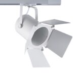 ΣΠΟΤ ΦΩΤΙΣΤΙΚΟ ΡΑΓΑΣ ΜΟΝΟΦΑΣΙΚΟ ΑΣΤΑΛΙ ΛΕΥΚΟ ΜΕ ΒΡΑΧΙΟΝΑ ΣΥΜΒΑΤΙΚΟ 1xΕ27 PAR30 IP20 305x185x305mm