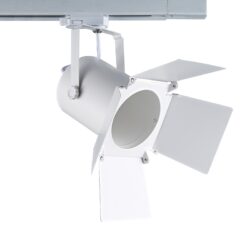 ΣΠΟΤ ΦΩΤΙΣΤΙΚΟ ΡΑΓΑΣ ΤΡΙΦΑΣΙΚΟ ΑΣΤΑΛΙ ΛΕΥΚΟ ΜΕ ΒΡΑΧΙΟΝΑ ΣΥΜΒΑΤΙΚΟ 1xΕ27 PAR30 IP20 305x185x305mm