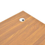 Γραφείο εργασίας επαγγελματικό Oscar pakoworld σε καρυδί-ανθρακί απόχρωση 150x80x76εκ - Image 4