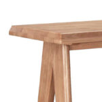 Τραπέζι Bar Winslow pakoworld ξύλο rubberwood ανοικτό καρυδί 120x45x100εκ - Image 3