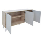 Μπουφές Billie pakoworld sonoma-γκρι 149x40x77εκ - Image 4