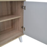 Μπουφές Billie pakoworld sonoma-γκρι 149x40x77εκ - Image 7