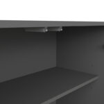 Μπουφές Billie pakoworld ανθρακί-sonoma 149x40x77εκ - Image 7