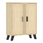 Παπουτσοθήκη-ντουλάπι Shoby pakoworld sonoma 70.5x30x91εκ - Image 3