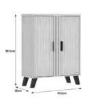 Παπουτσοθήκη-ντουλάπι Shoby pakoworld sonoma 70.5x30x91εκ - Image 7