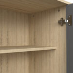 Μπουφές Billie pakoworld sonoma-ανθρακί149x40x77εκ - Image 6