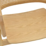 Πολυθρόνα Wenzy pakoworld φυσικό Rattan - μασίφ ξύλο toon 58x58x82εκ - Image 10