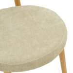 Καρέκλα Luben pakoworld ύφασμα γκρι - rubberwood σε φυσική απόχρωση 53x54x79εκ - Image 9