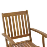 Πολυθρόνα Joter pakoworld πτυσσόμενη ξύλο ακακίας φυσικό 53x60x90εκ - Image 6