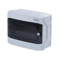 ΠΙΝΑΚΑΣ N12-D 12 ΘΕΣΕΩΝ 1 ΣΕΙΡΑ ΠΛΑΣΤΙΚΟΣ ΕΠΙΤΟΙΧΟΣ ΜΕ ΔΙΑΦΑΝΗ ΠΛΑΣΤΙΚΗ ΠΟΡΤΑ ΚΑΙ ΠΛΑΣΤΙΚΟ ΠΛΑΙΣΙΟ IP65