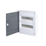 ΧΩΝΕΥΤΗ ΔΙΑΦΑΝΗ ΠΛΑΣΤΙΚΗ ΠΟΡΤΑ ΚΑΙ ΠΛΑΣΤΙΚΟ ΠΛΑΙΣΙΟ U24A 24 ΘΕΣΕΩΝ 2 ΣΕΙΡΩΝ IP40