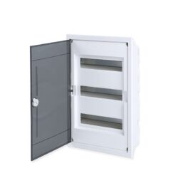 ΧΩΝΕΥΤΗ ΔΙΑΦΑΝΗ ΠΛΑΣΤΙΚΗ ΠΟΡΤΑ ΚΑΙ ΠΛΑΣΤΙΚΟ ΠΛΑΙΣΙΟ U36A 36 ΘΕΣΕΩΝ 3 ΣΕΙΡΩΝ IP40