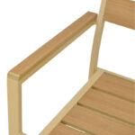 Πολυθρόνα Breze pakoworld στοιβαζόμενη plywood σε φυσική-αλουμίνιο σε cappuccino απόχρωση 57.5x60x88εκ - Image 8