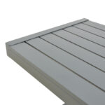 Τραπεζι Aether pakoworld αλουμίνιο σε ανθρακί απόχρωση 37.5x36.5x53εκ - Image 3