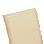 Πολυθρόνα Azelie pakoworld στοιβαζόμενη αλουμίνιο σε cappuccino- textilene σε μπεζ απόχρωση 56x75x88εκ - Image 7