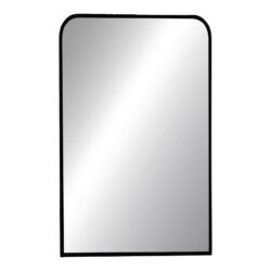 Καθρέπτης Classy pakoworld μαύρο αλουμίνιο 50x2.5x80εκ