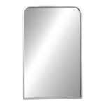 Καθρέπτης Classy pakoworld ασημί αλουμίνιο 50x2.5x80εκ