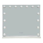 Καθρέπτης Led Hollywood pakoworld μέταλλο λευκό 60x12x52.3εκ