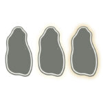 Καθρέπτης Wervia pakoworld led 60x2.5x120εκ - Image 2