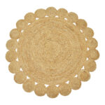 Χαλί Voni Inart φυσικό γιούτα Φ150x1εκ