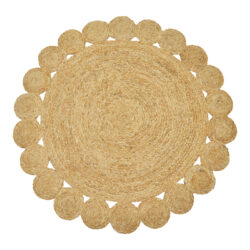 Χαλί Voni Inart φυσικό γιούτα Φ150x1εκ