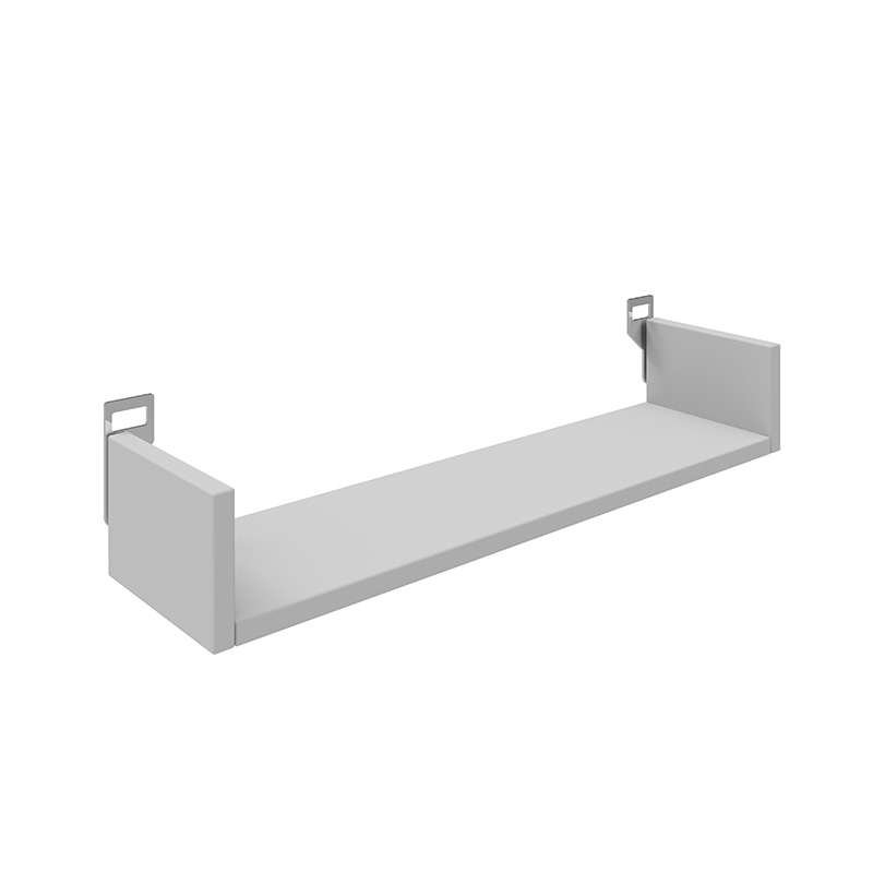 361-000080 Ραφιέρα τοίχου Derva pakoworld σε λευκή απόχρωση 60x15x10cm