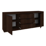 Μπουφές Doha pakoworld σε wenge απόχρωση 210x45x80.5εκ - Image 3