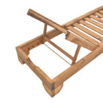 Ξαπλώστρα Zalka pakoworld L1 σε καρυδί απόχρωση 66x197x28εκ - Image 5