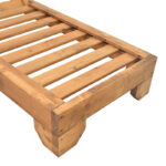 Ξαπλώστρα Zalka pakoworld L1 σε καρυδί απόχρωση 66x197x28εκ - Image 7