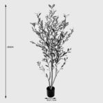 Διακοσμητικό φυτό σε γλάστρα Olia Inart πράσινο 65x55x180εκ - Image 3