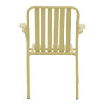 Πολυθρόνα Vista pakoworld στοιβαζόμενη αλουμίνιο σε μπεζ απόχρωση 62x60x84εκ - Image 6