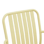 Πολυθρόνα Vista pakoworld στοιβαζόμενη αλουμίνιο σε μπεζ απόχρωση 62x60x84εκ - Image 7