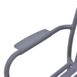 Πολυθρόνα Vista pakoworld στοιβαζόμενη αλουμίνιο σε ανθρακί απόχρωση 62x60x84εκ - Image 8