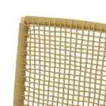 Πολυθρόνα Weave pakoworld στοιβαζόμενη αλουμίνιο-pe σχοινί σε μπεζ απόχρωση 57x63x86εκ - Image 7