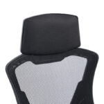 Καρέκλα γραφείου διευθυντή με υποπόδιο Meton pakoworld mesh χρώμα μαύρο 48x60x118-128εκ - Image 8