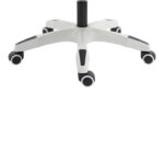 Καρέκλα γραφείου διευθυντή με υποπόδιο Meton pakoworld λευκό - mesh γκρι 48x60x118-128εκ - Image 12