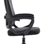 Καρέκλα γραφείου διευθυντή Exeter pakoworld mesh χρώμα μαύρο 50x58x119-129εκ - Image 11