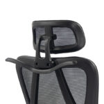 Καρέκλα γραφείου διευθυντή Exeter pakoworld mesh χρώμα μαύρο 50x58x119-129εκ - Image 9