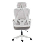 Καρέκλα γραφείου διευθυντή Exeter pakoworld λευκή - mesh γκρι 50x58x119-129εκ - Image 7