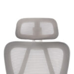 Καρέκλα γραφείου διευθυντή Exeter pakoworld λευκή - mesh γκρι 50x58x119-129εκ - Image 8