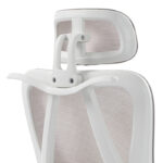 Καρέκλα γραφείου διευθυντή Exeter pakoworld λευκή - mesh γκρι 50x58x119-129εκ - Image 9