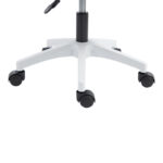 Καρέκλα γραφείου εργασίας Penza pakoworld λευκή - mesh μαυρο 48x58x92-102εκ - Image 10