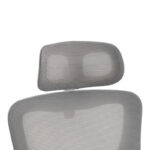 Καρέκλα γραφείου διευθυντή Mainz pakoworld λευκή mesh γκρι 50x60x112-122εκ - Image 7