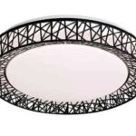 InLight Πλαφονιέρα οροφής LED 36W 4cct από λευκό ακρυλικό D:50cm (42049-Μα΄ύρο)