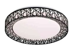InLight Πλαφονιέρα οροφής LED 36W 4cct από λευκό ακρυλικό D:50cm (42049-Μα΄ύρο)