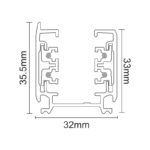 ΡΑΓΑ 4 ΚΑΛΩΔΙΩΝ ΜΑΥΡΟ 3000mm - Image 2